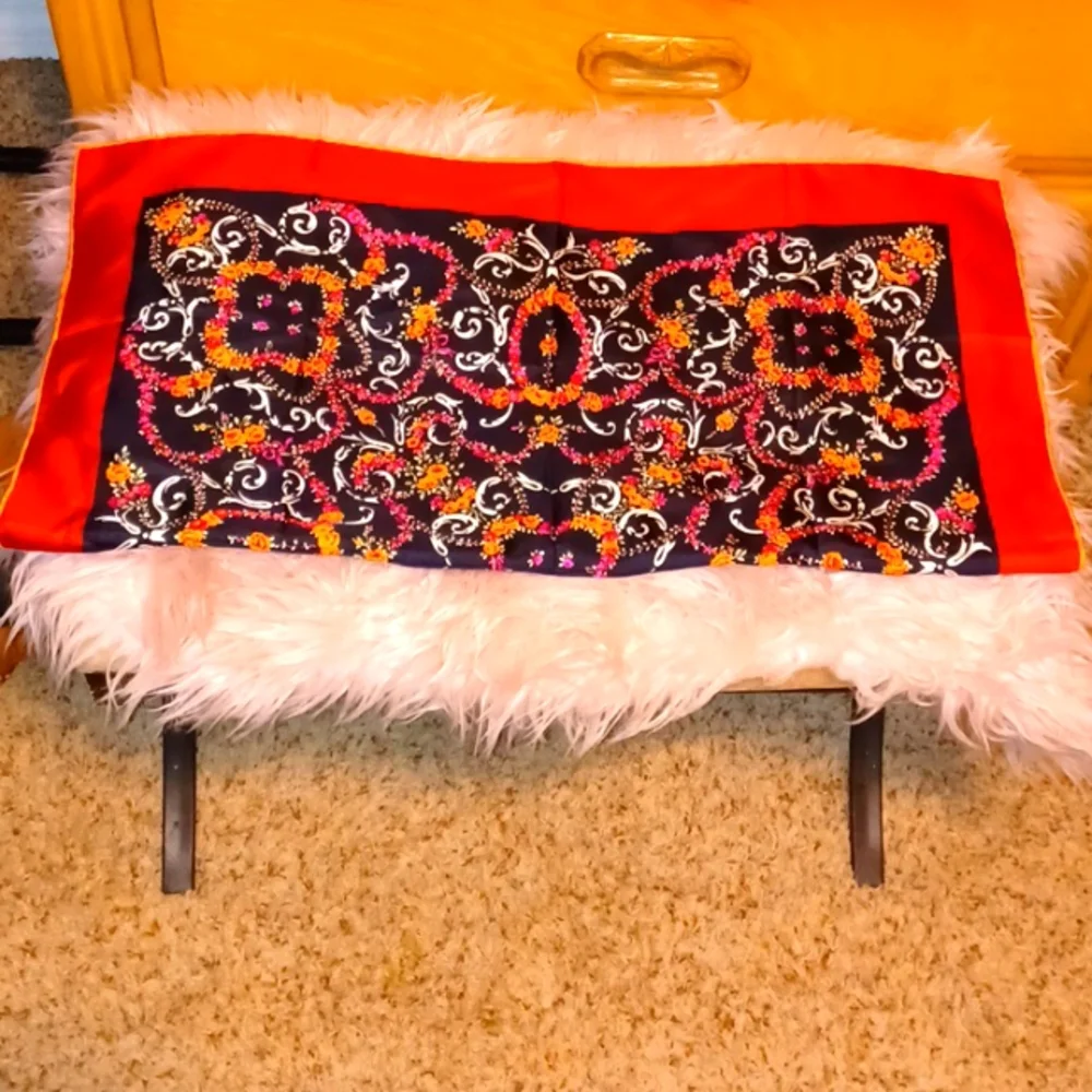 Christian Dior Silk Baroque Scarf